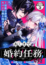 あくまで、婚約任務です！～宿敵公爵様はスパイ令嬢を逃がさない～　分冊版（３）