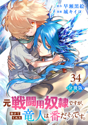 元戦闘用奴隷ですが、助けてくれた竜人は番だそうです。【分冊版】34